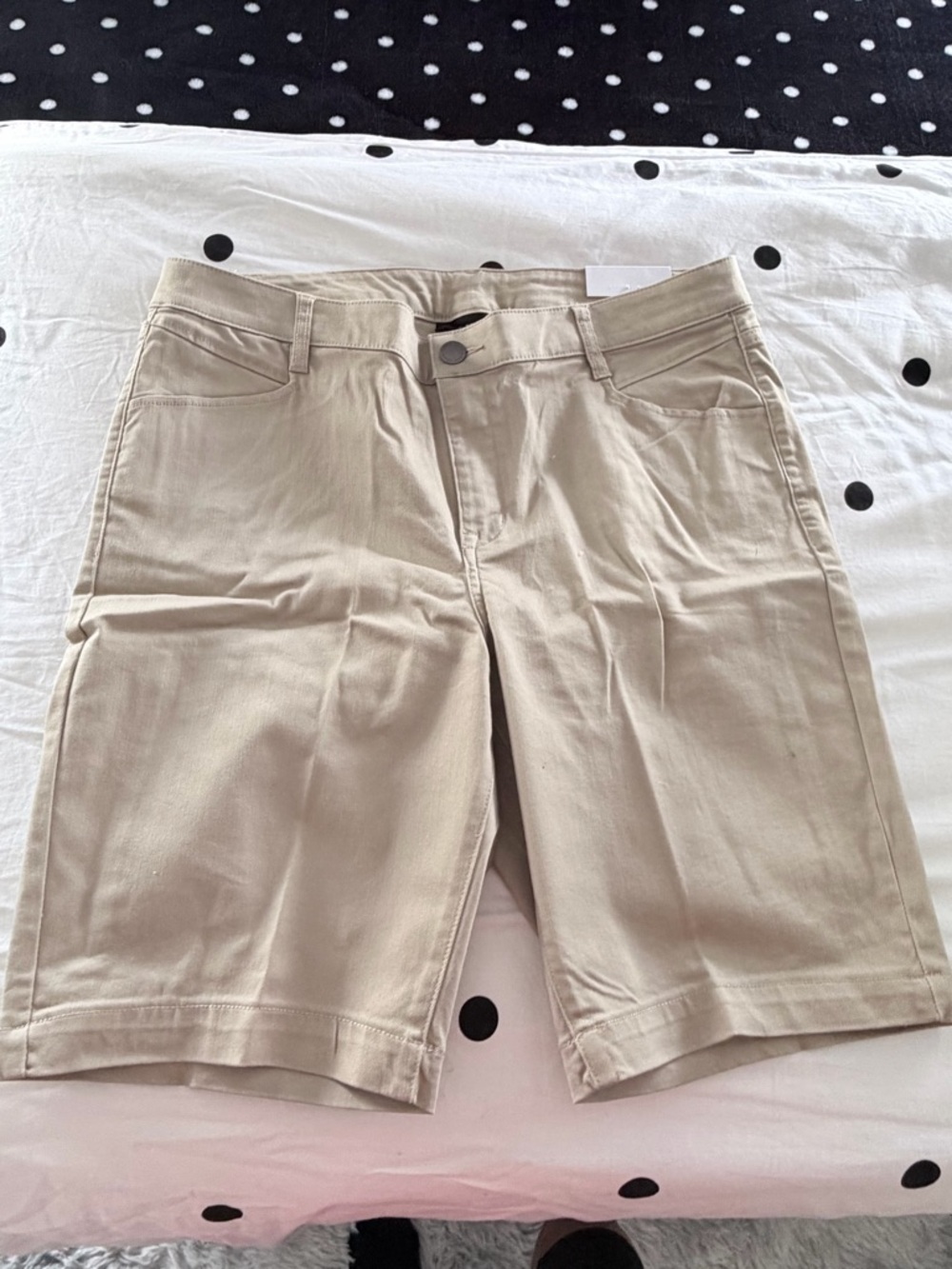 Lane Bryant Khaki Bermuda Shorts